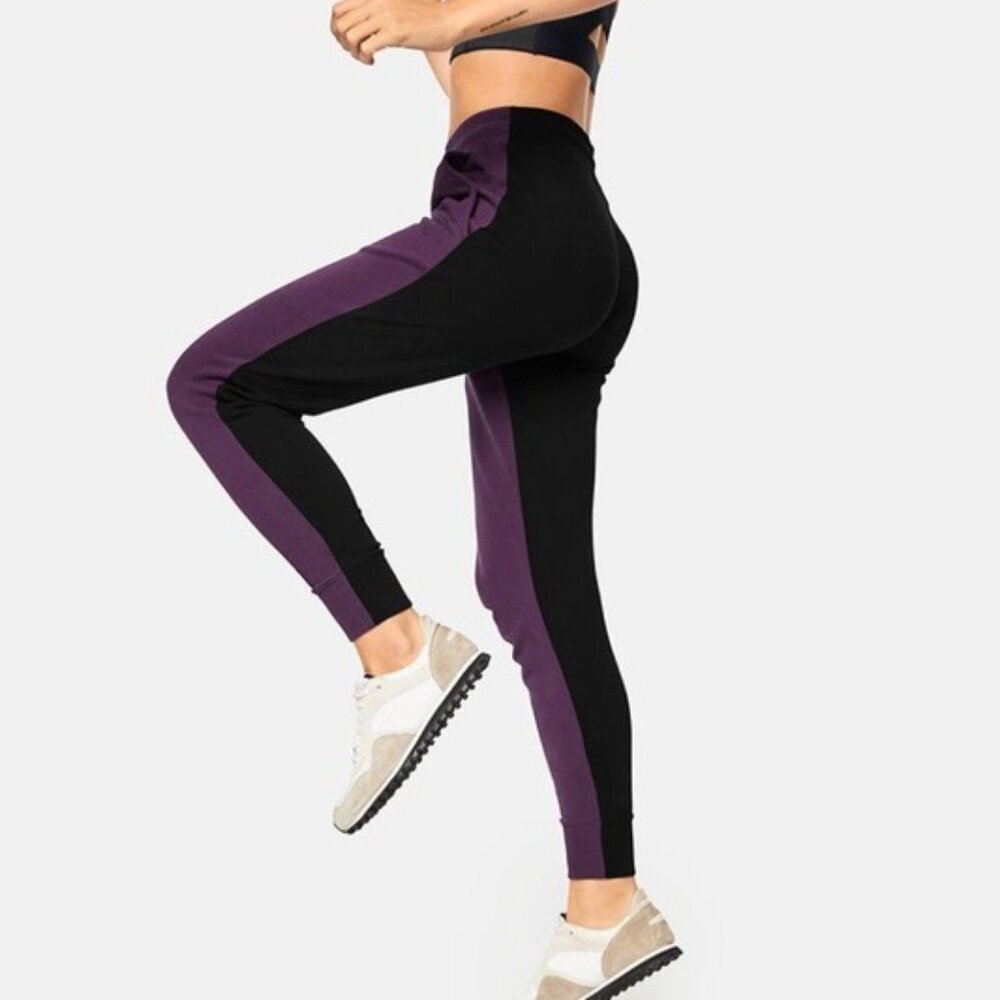 Outdoor Voices Pick Up Joggers Purple Black Size Small Athletic Athleisure